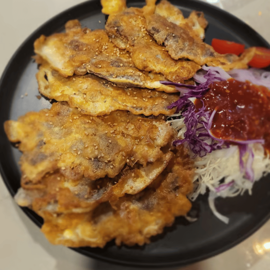 육전 Korean Beef Pancake