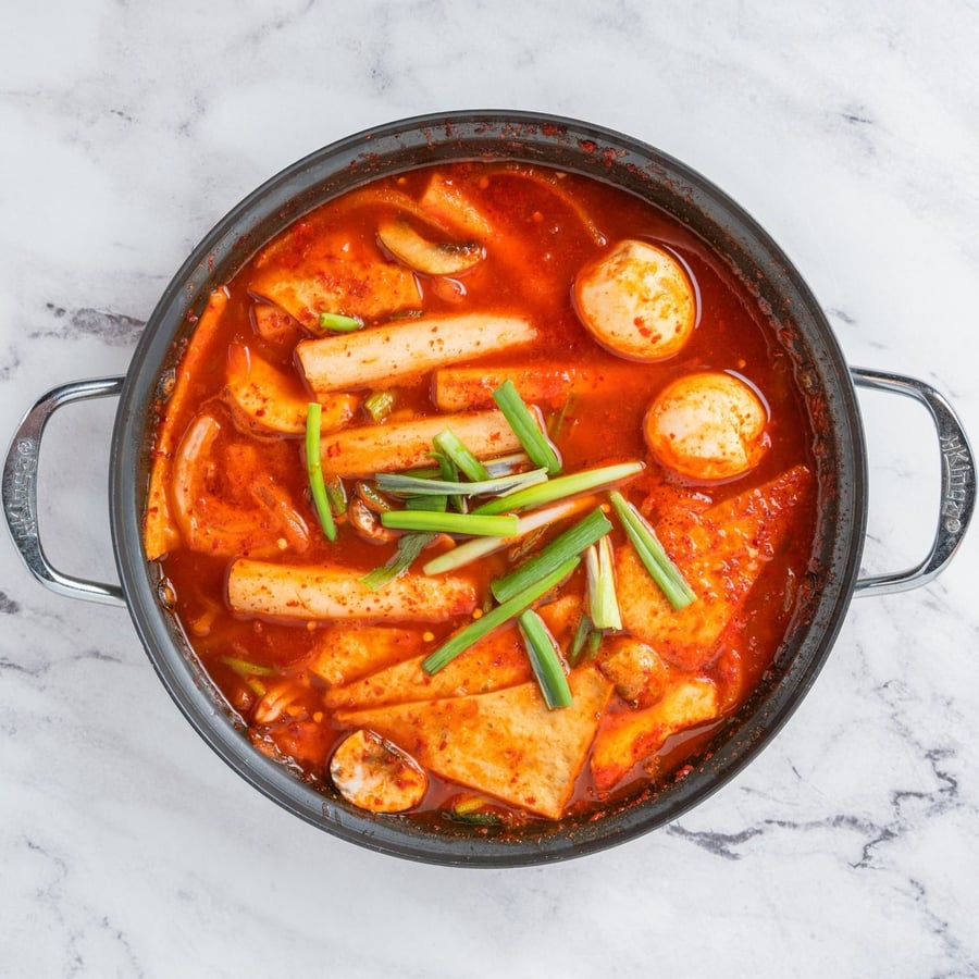 국물 떡볶이 Spicy Rice Cake with Soup