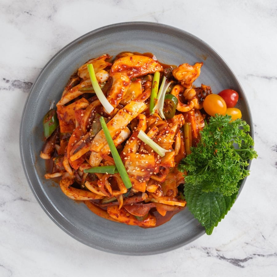 오징어볶음 Spicy Stir-Fried Squid